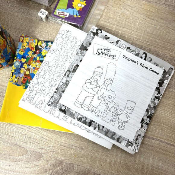 The Simpsons Trivia Game Metal Tin Box - Picture 5 of 12